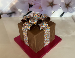 Chocolate parcel cake