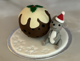 Mini Christmas Pudding and mouse class