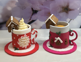 Christmas mug cake