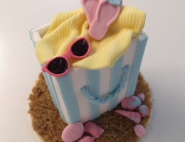 Mini beach bag