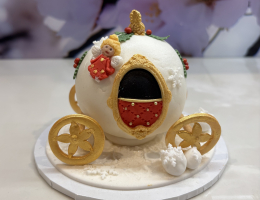 Christmas princess carriage