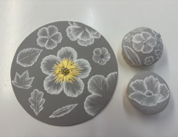 Brush embroidery
