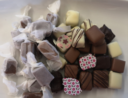 Handmade chocolates - caramels & fondants