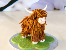 Modelled highland cow