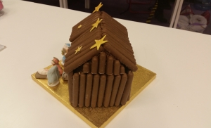 Christmas nativity cake